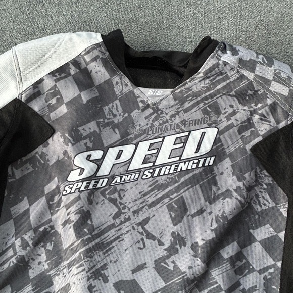 Speed And Strength Jacket Mens 2XL Gray Luna Frnq Mesh Jersey Motorcycle Racing - Picture 3 of 13